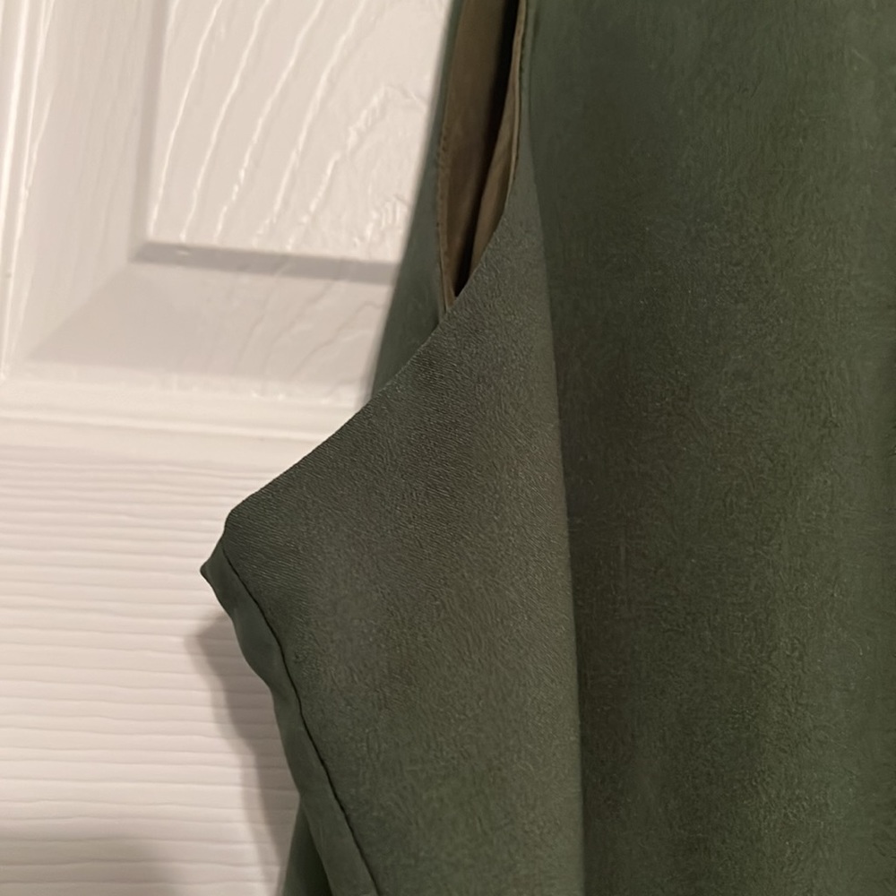 Jcrew Green Ruffle Top - Picture 4 of 6